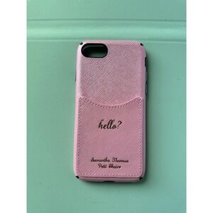 Samantha Thavasa Petit Choice Pink Hello Card Holder iPhone Case Cover